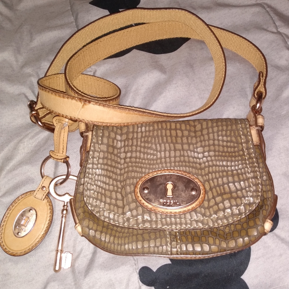 Fossil small leather bag